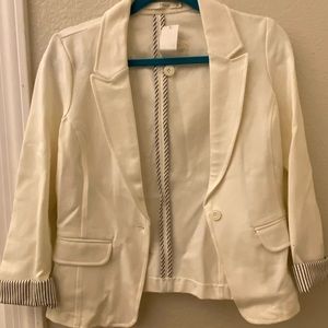 Off white blazer
